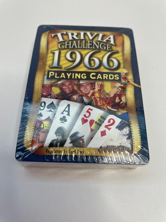 Flickback Other - NWT Trivia Challenge 1966 Playing Cards.